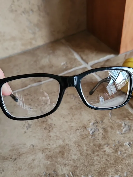 Ray-Ban Youth Black Frame Eyeglasses with Yellow Hard Case - Picture 4 of 16